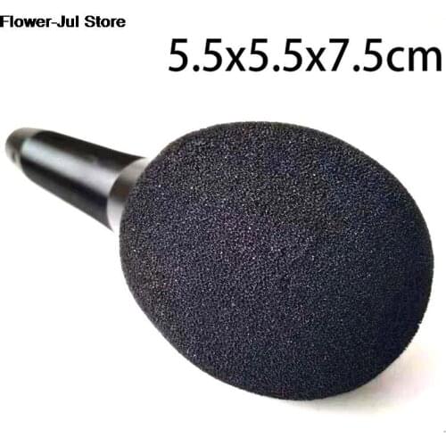 5pcs microphone Replacement Foam Microphone Cover Mic Cover Windshield Headset Wind Shield Pop Filter Mic Cover Foam
