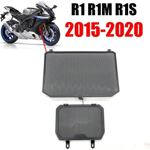Motorcycle Radiator Grille Guard Cooler Grill Cover Protector For YAMAHA YZF-R1M YZF-R1S YZF R1 2015 2016 2017 2018 2019 2020