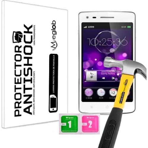 Protector de Pantalla Anti-Shock Anti-Golpe Anti-arañazos Compatible con Oppo U701 Ulike