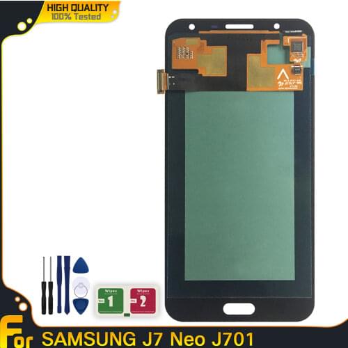 Copy OLED INCELL LCD For Samsung Galaxy J7 NEO J701 J701F J701M J701MT LCD Display Touch Screen Digitizer Assembly Replacement