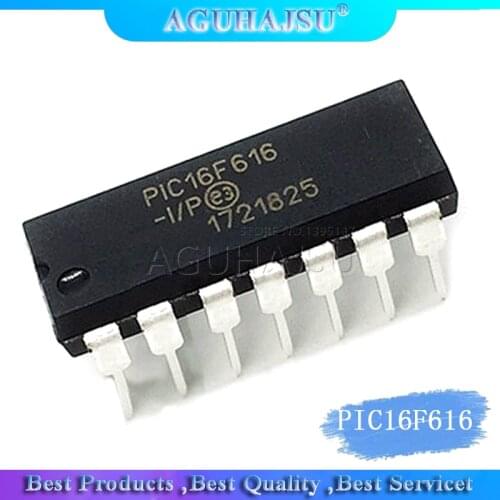 1PCS PIC16F616-I/P PIC16F616 DIP-14 integrated circuit