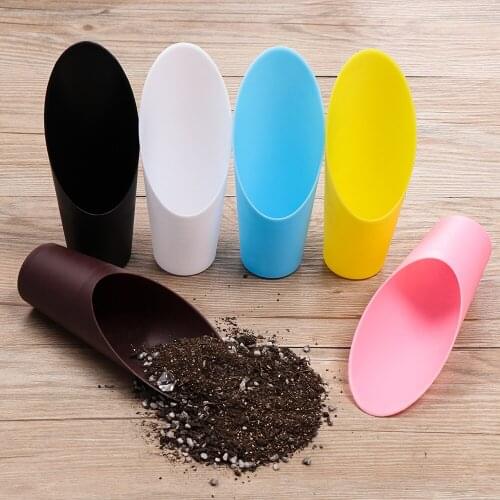 1PC Mini Gardening Cultivation Plastic Cup Spade Bucket Potted Bonsai Soil Shovel Garden Tools Home Decor