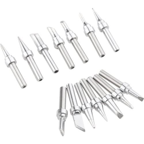 1Pc 200M-T Series High-Frequency Soldering Station Solder Iron Tip for Quick 203/204 Hakko Bakon Atten 31mm Long 14 Sizes Choose