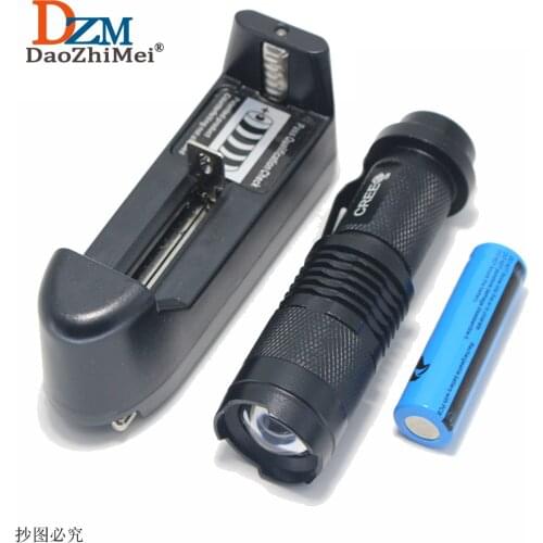 2018 Newest Waterproof LED Flashlight High Power 2000LM Mini Spot Lamp 3 Models Zoomable Camping Equipment Torch Flash Light