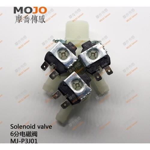 2020 MJ-P3J01 water valve solenoid G3/4" Three output Normally Closed Inlet solenoid valve
