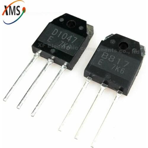 5PCS 2SD1047 TO-247 D1047 TO-3P POWER TRANSISTORS 2SB817 B817