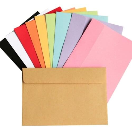 50pcs/set Vintage Large Envelopes Postcard Letter Stationery Greeting Card Envelope School Office Supplies