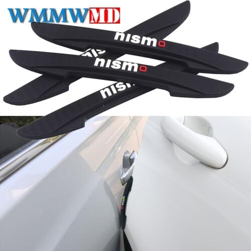 4pcs/Lot Car Nismo Sticker Door Protector Side Edge Protection Guards Stickers Car Styling for Nissan Qashqai X-trail Juke Sunny