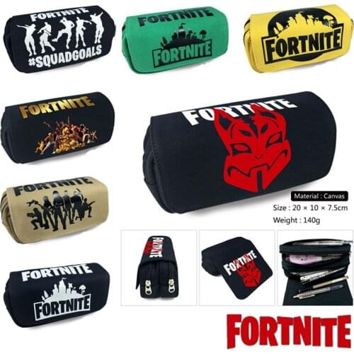 Fortress Large Capacity Pencil-Case Fortnites Pencilcase Kid Student Pencil Bag Stationery Storage School Bag Pen Box Pouch