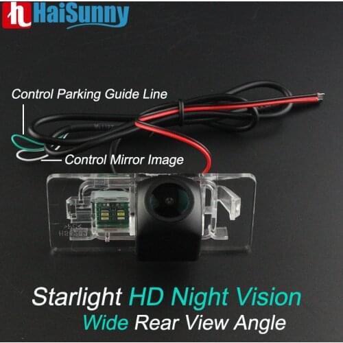 Fisheye Lens Car Rear View Reverse Camera For Audi A3 Sedan Q5 A6 C7 RS5 A4L A6L A1 A7 Q3 Starlight Night Vision Parking Assist