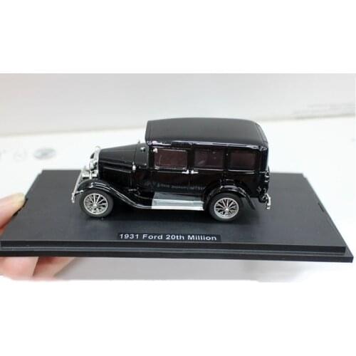 1/43 Ford Classic Car Hand-Run Resin Vehicle Adult Collection Gifts Ornaments Nostalgia Decoration Boy Toy Display Souvenir Show