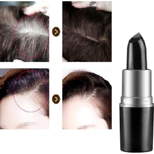 1PC Hair Dye Instant Gray Root Coverage Hair Color Modify Cream Stick Temporary Cover Up White Hair Easy To Clean Cosmetic TSLM1