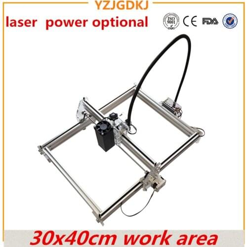 Diy laser engraving machine working area 30*40cm laser engraver cutting machine for a toy laser power optional mark on metal