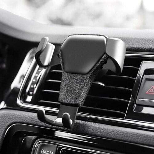 New Gravity Car Holder For Phone in Car Air Vent Clip Mount Mobile Phone Holder Cell Stand Support For iPhone X 11 Huawei Xiaomi