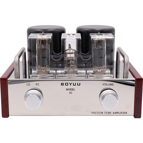 Class A single-ended EL84 / 6P14 combined tube amplifier / power amplifier, power 45W Frequency response: 38HZ-36KHZ