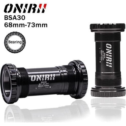ONIRII BSA30 BB30 Bottom Brackets BSA68 BSA ISO 68mm/ 73mm MTB Road Crank Bike External Bearing For BB Rotor 30mm Crankset New