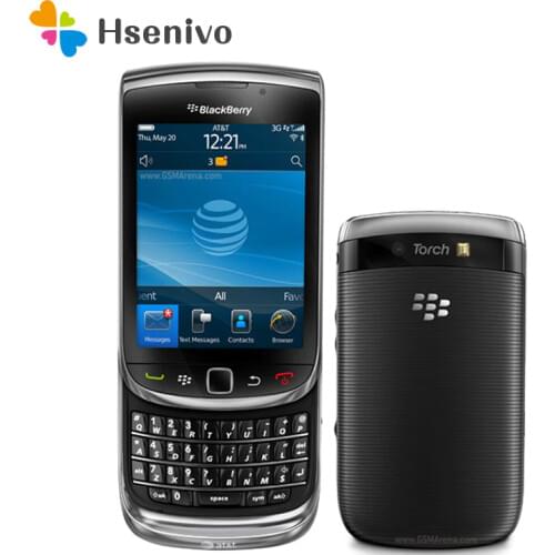 Original BlackBerry torch 9800 unlocked 3G smartphone,QWERTY and touch 3.2inch,WiFi,GPS,5.0MP Refurbished Freeshipping