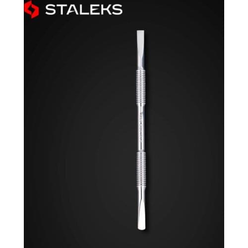 STALEKS Stainless Steel Non-slip Dead Skin Push Not Hurt Nails And Profeession Exfoliating Nail Tools Cuticle Pusher PE-80-1