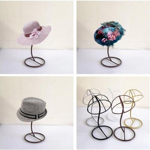 12'' Sturdy Freestanding Wigs Hats Helmet Display Holder Stand Hanger for Salon