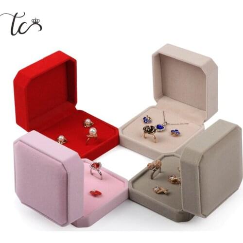 Jewelry Gift Packaging Box Ring Box Multifunctional Suit Box Necklace Holder Earrings Organizer and Packaging Wholesale