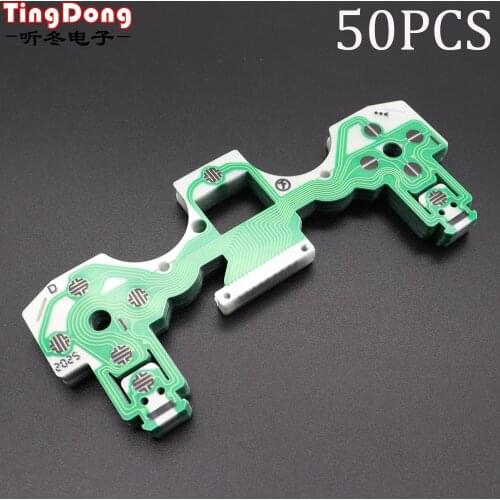 TingDong 50pcs/lot for ps4 020 controller keypad button conductive film ribbon flex cable