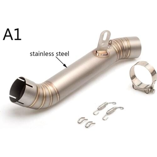 Motorcycle Part Street Aprilia RSV4 60mm Inlet Diameter 42cm Middle Link Pipe fit without Exhaust Pipe