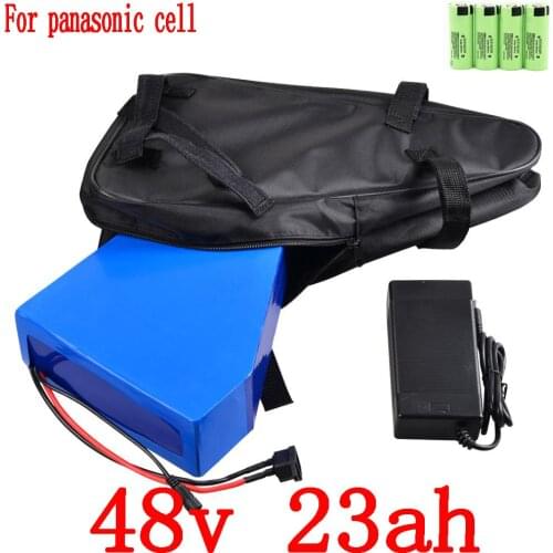 48V 1000W 1500W 2000W ebike battery pack 48v 23ah electric scooter battery 48V lithium battery use panasonic cell with 5Acharger