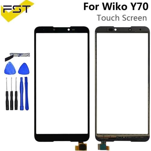 5.99'' For Wiko Y70 Touch Panel Touch Screen Digitizer Sensor Replacement For Wiko Y70 Mobile Phone With Tools +Adhesive