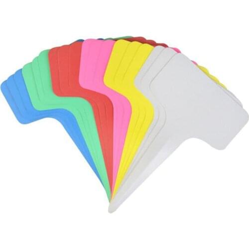 50Pcs Garden Plant Marker T Type Plant Labels Plastic Tags Garden Labels Plug In Bonsai Pot Labels