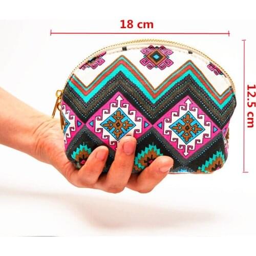 50pcs Carrying Case Storage Bag Travel Roller Bottle Portable Print Daily Canvas Essential Oil Organizer F3848