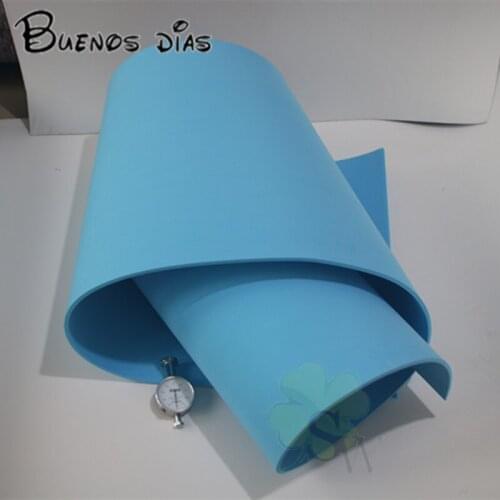 6mm Thickness Sky Blue Color Eva Foam Sheet,Cosplay School Handmade Material Size 50cm*200cm