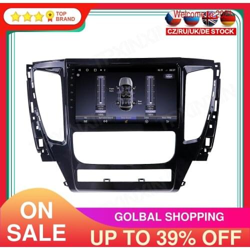 For Mitsubishi Pajero 16-18 128G Android 10 Car Multimedia Player GPS Navigation Headunit Auto Radio Audio Stereo Tape Recorder