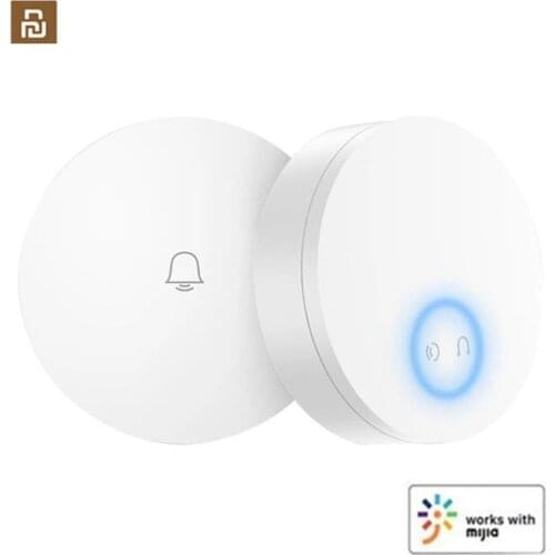 Youpin Linptech WIFI Self-power-generating Wireless Doorbell Work For Mijia APP Smart Control Memory Function AC 110-240V