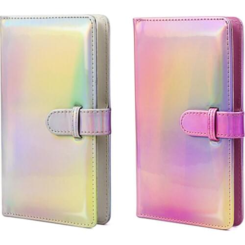 Shining Sliver / Pink 96 Pockets Photo Film Album Storage Book For FujiFilm Instax Mini 8, Mini 9 7s 50 90 Mini Film Paper Size