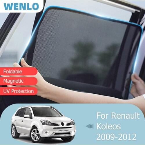 For Renault Koleos 2009-2012 Front Windshield Car Sunshade Side Window Blind Sun Shade Magnet Windscreen Visor Mesh Curtain Net