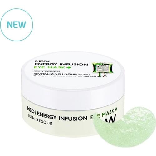 WONJIN Medi Energy Infusion Eye Mask 60pcs Peptide Collagen Eye Mask Amino Acids Hydrating Anti Wrinkle Eye Care Korea Cosmetics