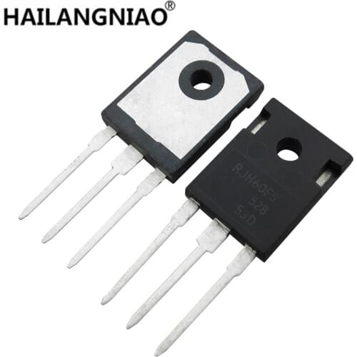 HAILANGNIAO 10pcs/lot RJH60F5DPQ RJH60F5 TO-3P N Channel IGBT High Speed Power Switching