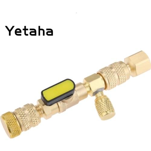 Yetaha Valve Core Remover Installer Tool 1/4''and 5/16'' For R12/R22/ R410A/R32R HVAC System Air Conditioners Tools
