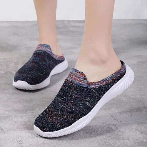 Sneakers Fashion Breathable Mesh Casual Shoes Platform Sneakers Men Platform Slip-On Running Sneakers Walking zapatillas mujer