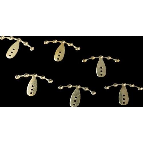 Brass Geometric Irregular Plane Porous Fashion Earrings Pendant diy Brass Jewelry Accessories