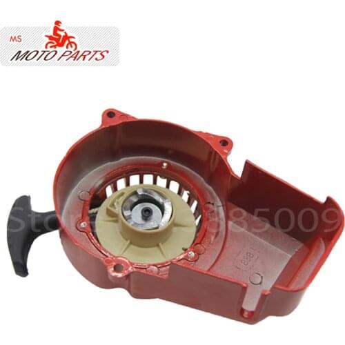 Wholesale RED Aluminum Pull Starter Start for 49cc Mini Pocket Bikes ATVs Quad 49cc Mower Engines