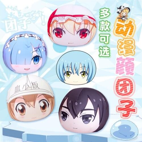 Re: Life in a Different World from Zero Rem Ram Plush Cartoon Pillow Cute Soft Stuffed Office Backrest Cushion Sleeping Toy Doll