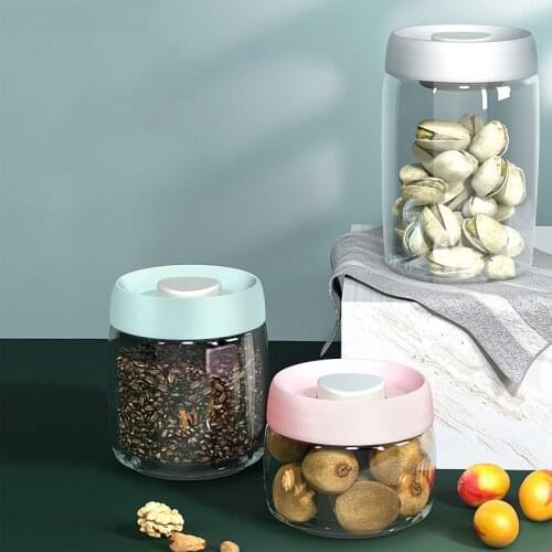 Press vacuum sealed can plastic fresh-keeping storage can vacuum food storage bottle household packaging can