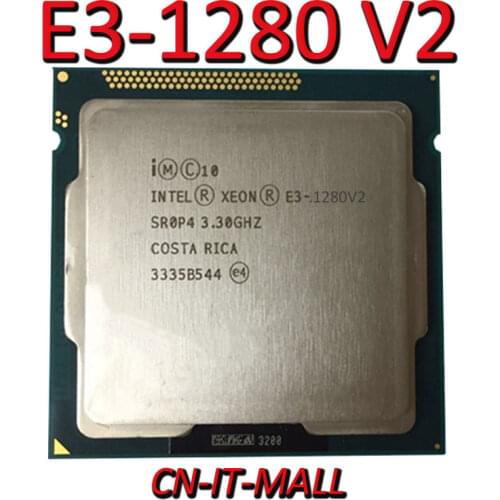 Intel Xeon E3-1280 V2 CPU 3.6GHz 8M 4 Core 8 Threads LGA1155 Processor