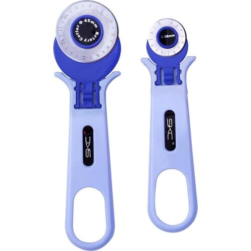 SKC 28/45mm Patchwork Roller Knife Cutting Knife DIY Sewing Accessories Leather Paper Fabric Craft Fabric Rotary Cutting Knife