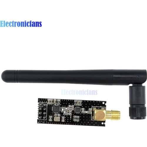 Smart Electronics 1Set 2.4G 1100 Meters Long Distance NRF24L01+PA+LNA Wireless Transceiver Communication Modules With Antenna