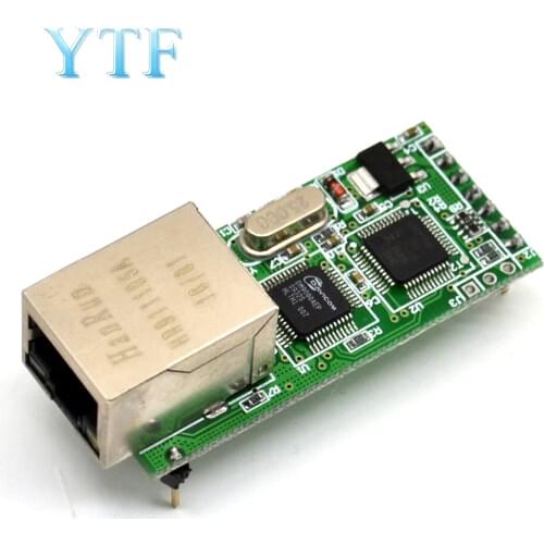 USR-TCP232-T2 RS232 Serial to Ethernet Module Tcp Ip UDP Network Converter Module TTL Lan Module with RJ45 Port