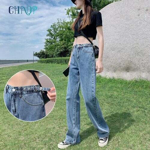 2021 Summer Woman Jeans High Waist Clothes Wide Leg Denim Clothing Streetwear Vintage Quality Fashion Harajuku Loose Pants