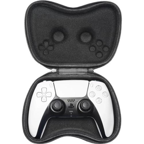 EVA Hard Storage Bag Carrying Case for PS5 DualSense Controller Housing Shell Shockproof Protective Cover Case for PS5 Gamepad