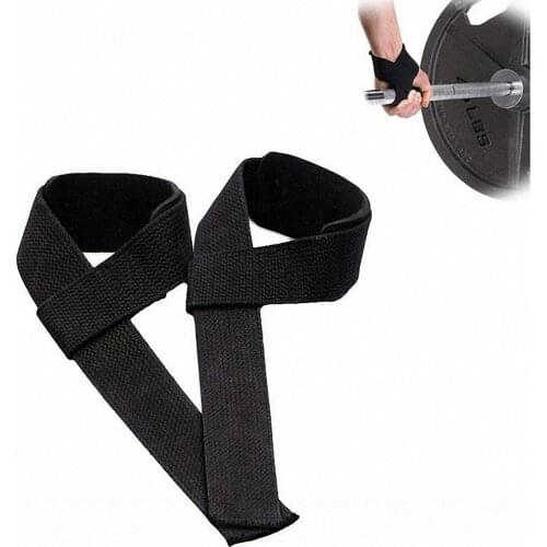 1Pair Weight Lifting Hand Wrist Belt Body Building Grip Strap Brace Band Fitness Gym Straps Weight Lifting Grip Glove Support